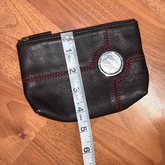 Authentic Super Rare Celine Eurodyssey 100 Lire Coin Leather Pouch
